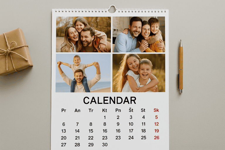 Personalizuotas kalendorius 